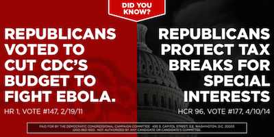Left Tries to Blame Ebola Crisis on Republicans