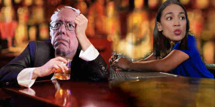 Bernie the Bolshevik and AOC the Bartender - Because Even Snowflakes Need Heroes