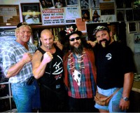 Wrestlers Psycho Sid, Goldberg, and Rick Steiner lend their support