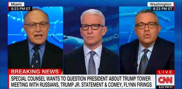 VIDEO: Alan Dershowitz explains to horrified CNN drones why he's 'carrying water for Donald Trump'