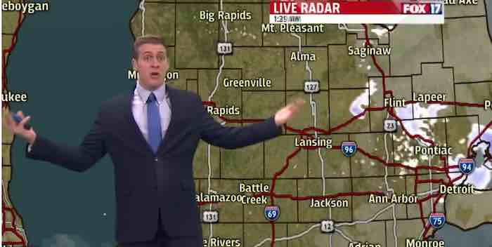 Michigan weatherman has had it with the crappy weather