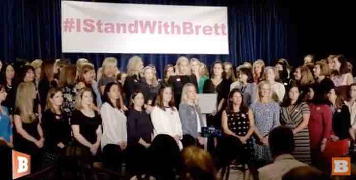 Video: More than 25 female Kavanaugh associates vouch for his character
