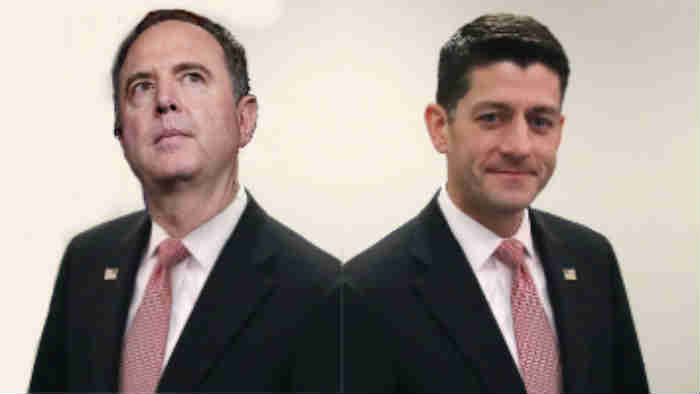 Schiff’s gavel that silences Republicans is Paul Ryan’s