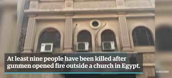 CHURCH ATTACK KILLS NINE IN EGYPT