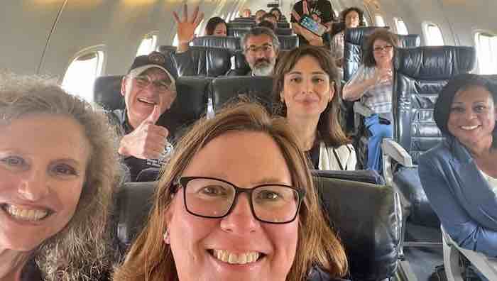 Dozens of beer-breathed Dems who escaped mask-less by chartered private planes to come to Washington for presidential praise from ‘leader’ Joe Biden