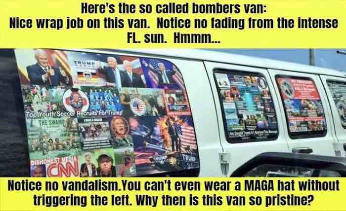 No Such Thing as a ‘MAGA Bomber’ Or His Trusty TrumpMobile