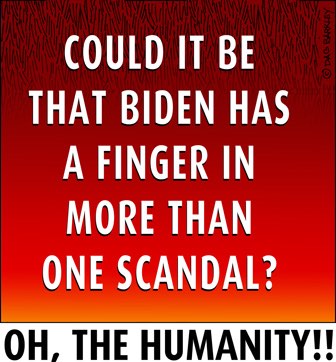 Could it be that biden has a finger in more than one scandal