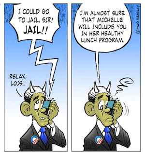 Obama and Possible Jail Time for Lois Lerner