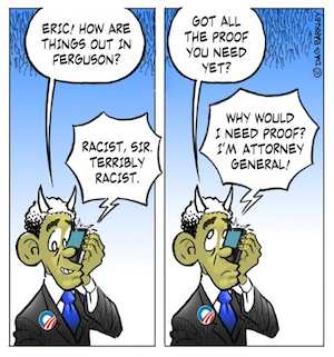 Obama and Holder on Racism and Ferguson