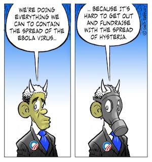 Obama and containing the spread of the Ebola Virus