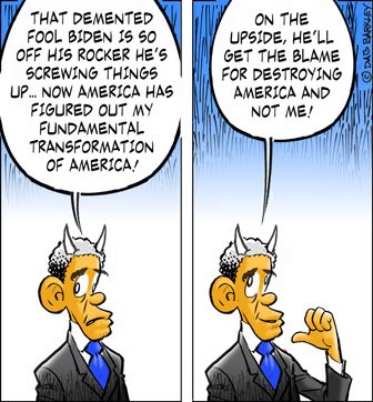 Biden will get the blame for destroying America and not me!