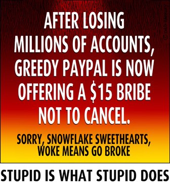 Greedy Paypal is now offering a $15 bribe not to cancel