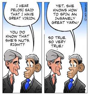 Kerry and Obama on Pelosi