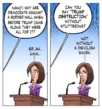 Nancy, Can you say Trump Obstruction Without Stuttering