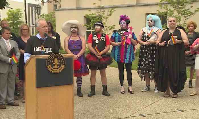 Louisville mayor celebrates 'Pride Week'
