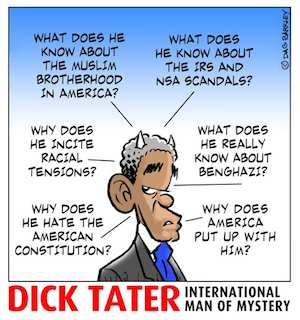 Obama: Dick Tater International Man of Mystery