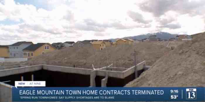 Contracts terminated unexpectedly for Eagle Mountain home buyers