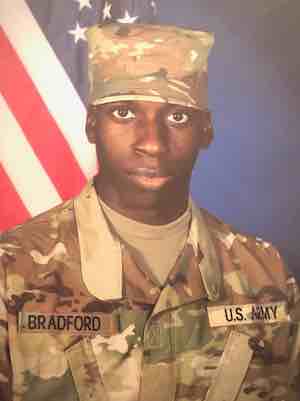 Mr. Bradford, 21, pulled out his gun to protect shoppers at an Alabama mall, his family said.