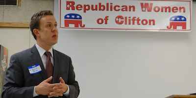 Dr. David Bobb spoke to the Republican Women of Clifton