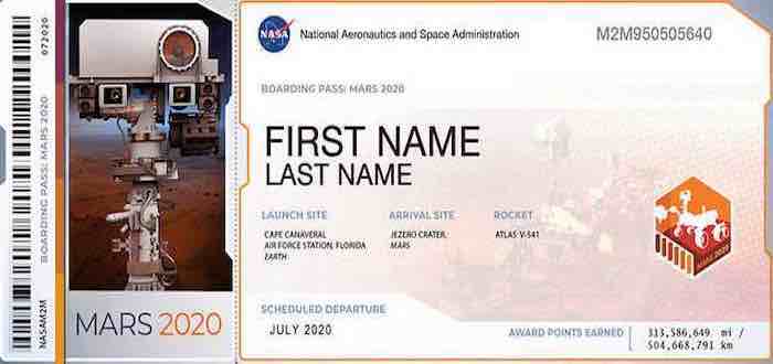 Your NASA boarding pass