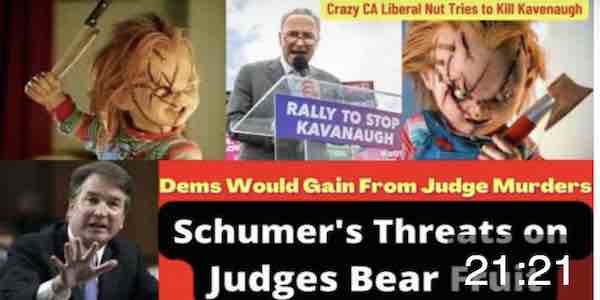Democrats Gain if a Conservative Supreme Court Judge is Murdered