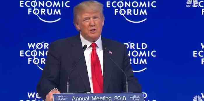 Trump does so well in Davos speech that even NBC reporters are admitting he was 'at his best'