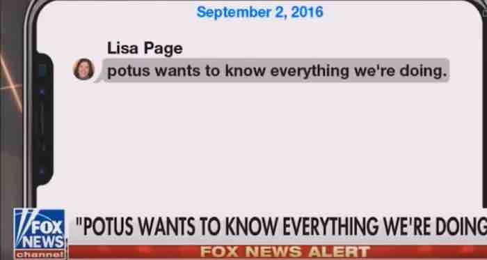 New Strzok-Page text messages: Obama 'wants to know everything we're doing'