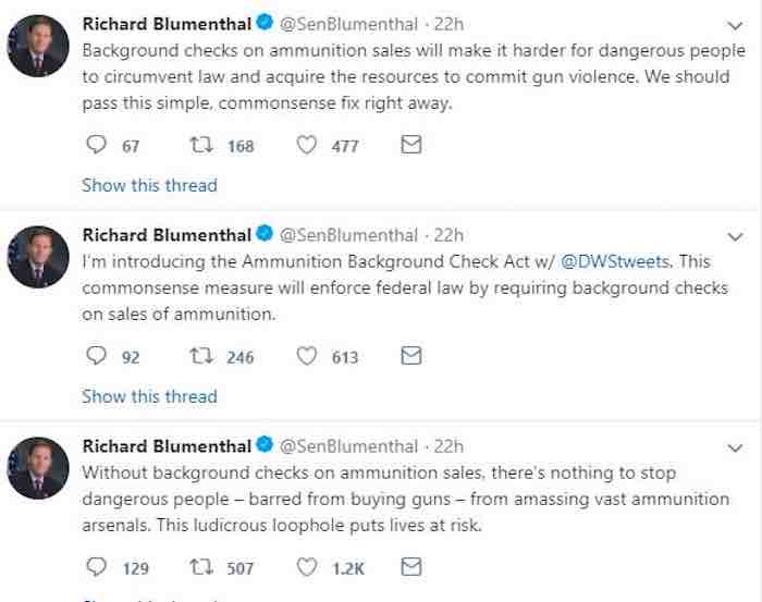 Richard Blumentha TWEETS