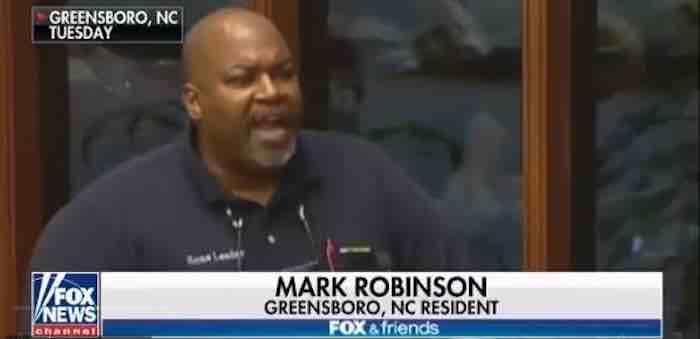Mark Robinson tore into the Greensboro City Council 