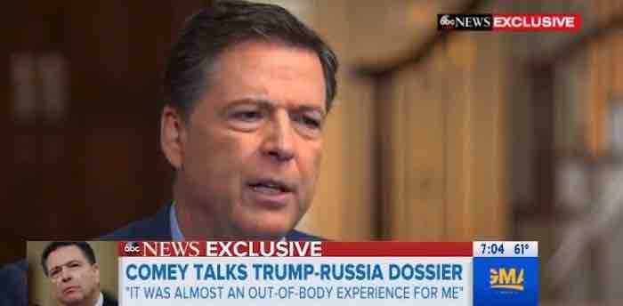 Comey: I didn’t tell Trump that Hillary paid for the dossier because it wasn’t necessary for my goal