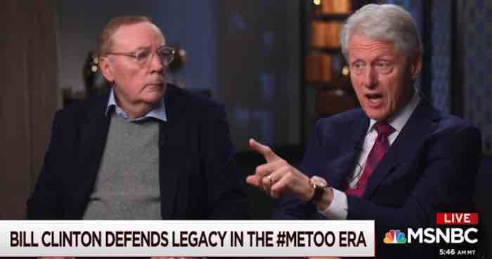 Bill Clinton is pressed about Monica Lewinsky & #MeToo