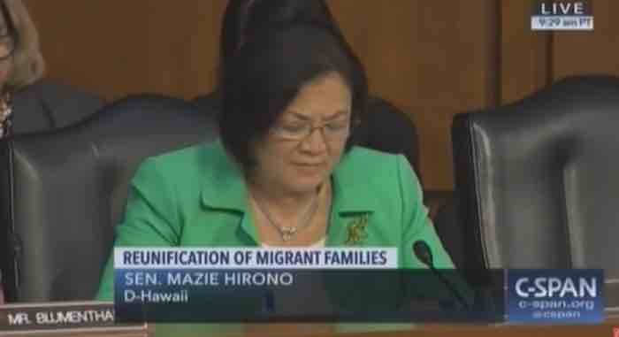 During testimony, ICE official has to teach Dem Senator Hirono that illegal immigrants do, in fact, break the law