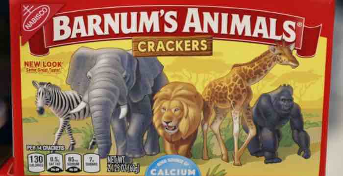 Finally: PETA frees animal crackers from the cages on their box--yes, really