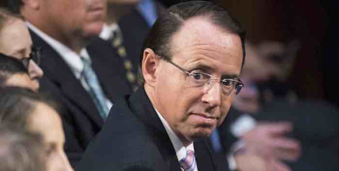 Axios reports Rod Rosenstein has resigned over ‘wear a wire’ story, Mueller Investigation