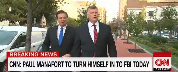 Manafort, Gates indicted on 12 felony counts - Manafort turns himself in - no mention of Trump campaign