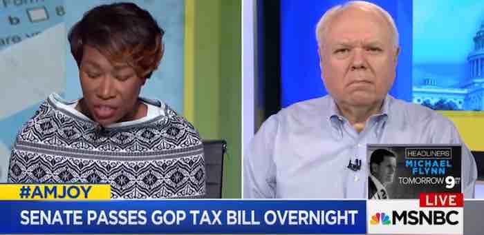 MSNBC Hot take: GOP tax plan is just like rape, Unbelievable stupidity on display