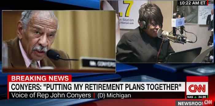 Congrats, Detroit! John Conyers makes it official. Announces retirement - endorses son as replacement,