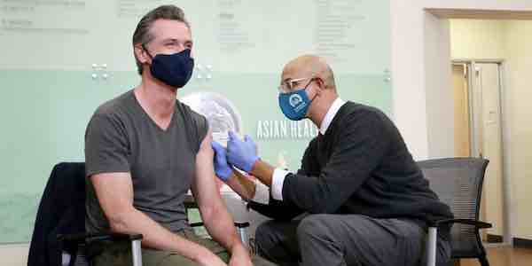 Governor Newsom Apparently Debilitated After Receiving COVID Vaccine