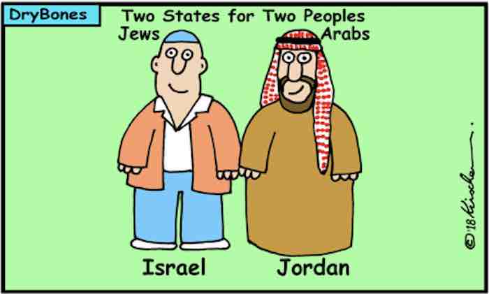 Two peoples-- the Arabs and the Jews - need two states-- not three - in former Palestine