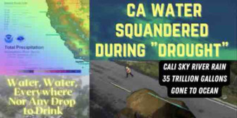 California Leaders Pretend Permanent Drought as State Wastes Rain & Drowns in Cyclical Floods