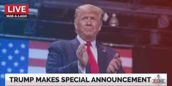 Watch LIVE: President Donald J. Trump Makes Special Announcement at Mar-a-Lago