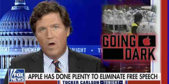 Tucker Carlson blasts Apple after the company limited the AirDrop feature in China: