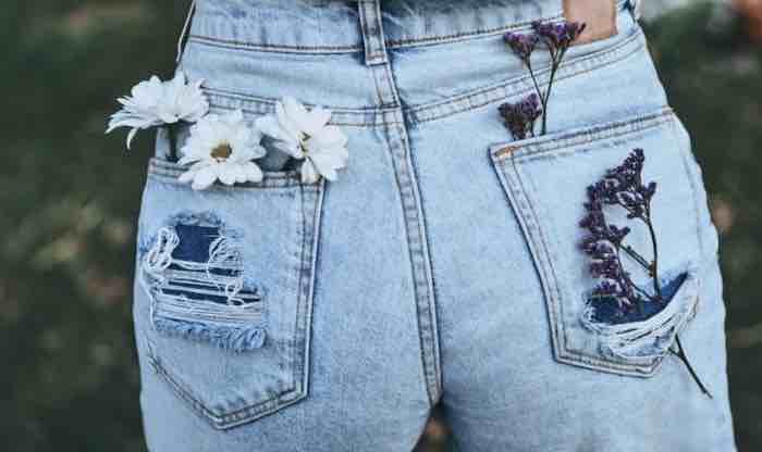 Upcycling process brings new life to old jeans