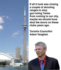 Adam Vaughan, Guns, Americans