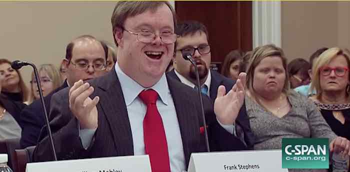 Frank Stephens, a Quincy Jones Advocate at the Global Down Syndrome Foundation,