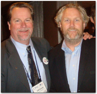 Cliff Kincaid and Andrew Breitbart at CPAC