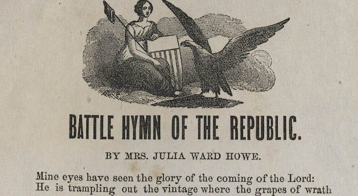 Julia Ward Howe, Battle Hymn of the Republic