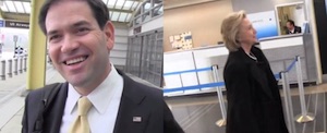 VIDEO: Same TMZ reporter approaches Rubio and Hillary