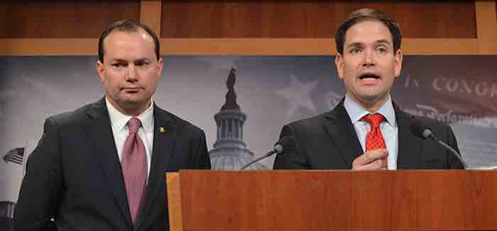 Uh oh: Rubio and Lee want a smaller corporate tax cut so they can pay for bigger child tax credits