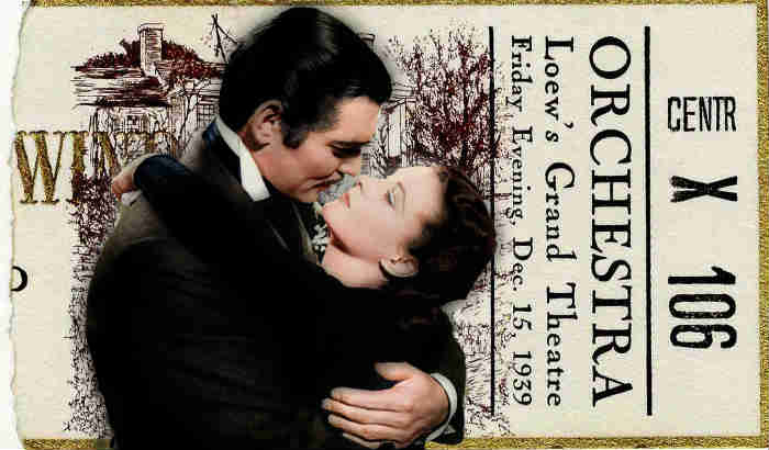 80th Anniversary of the movie Gone with the Wind